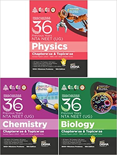 36 Years NTA NEET (UG) Physics, Chemistry & Biology Chapterwise & Topicwise Solved Papers with Value Added Notes